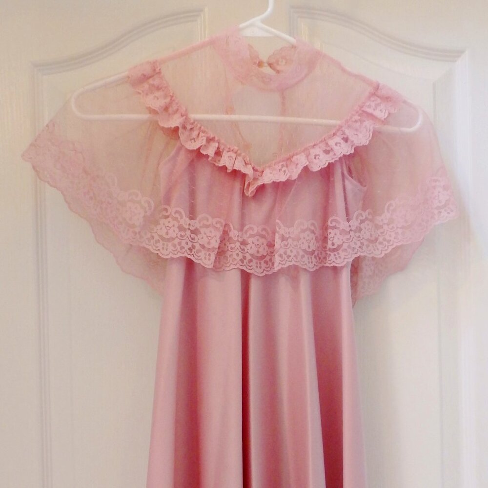 VINTAGE=Toddler Girl Flower Party Princess Dress Wedding Pageant Size 4